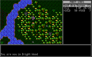 DBQuest forest screenshot